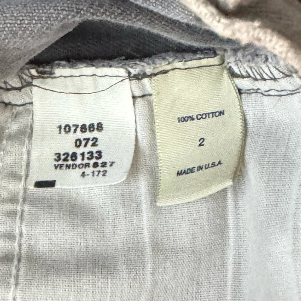 LONDONJEAN Gray Corduroy Denim Jeans‎ Sz 2